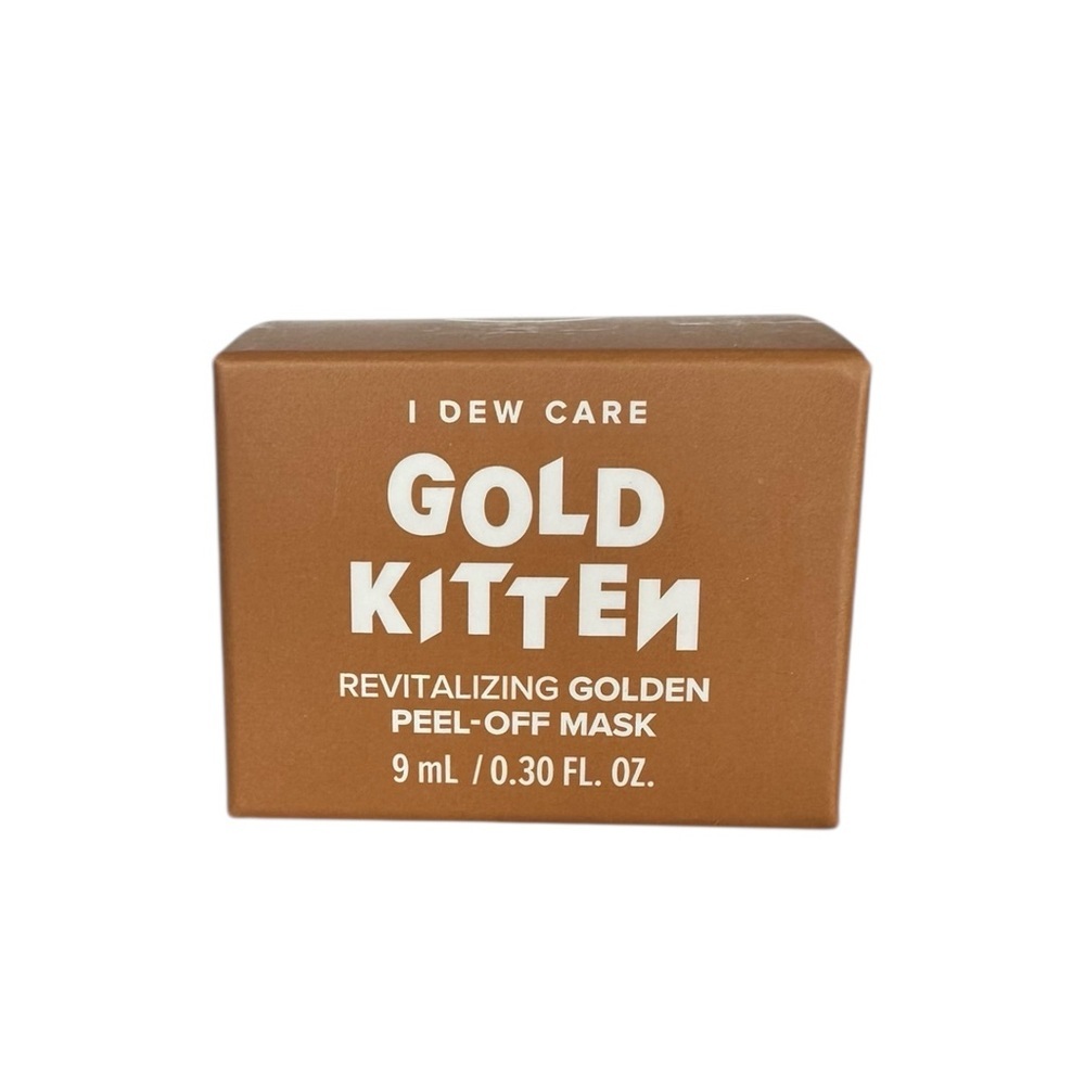 I Dew Care Gold Kitten 24K Gold Peel-Off Mask Mini 9mL NIB - Picture 2 of 5